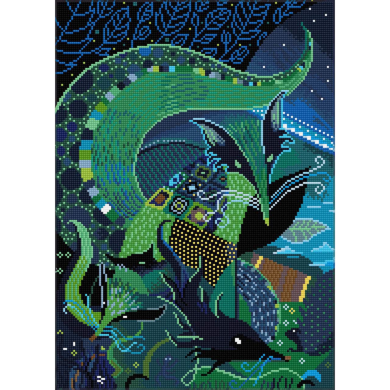 Diamond Dotz® Intermediate Forest Fox Diamond Art Painting Kit